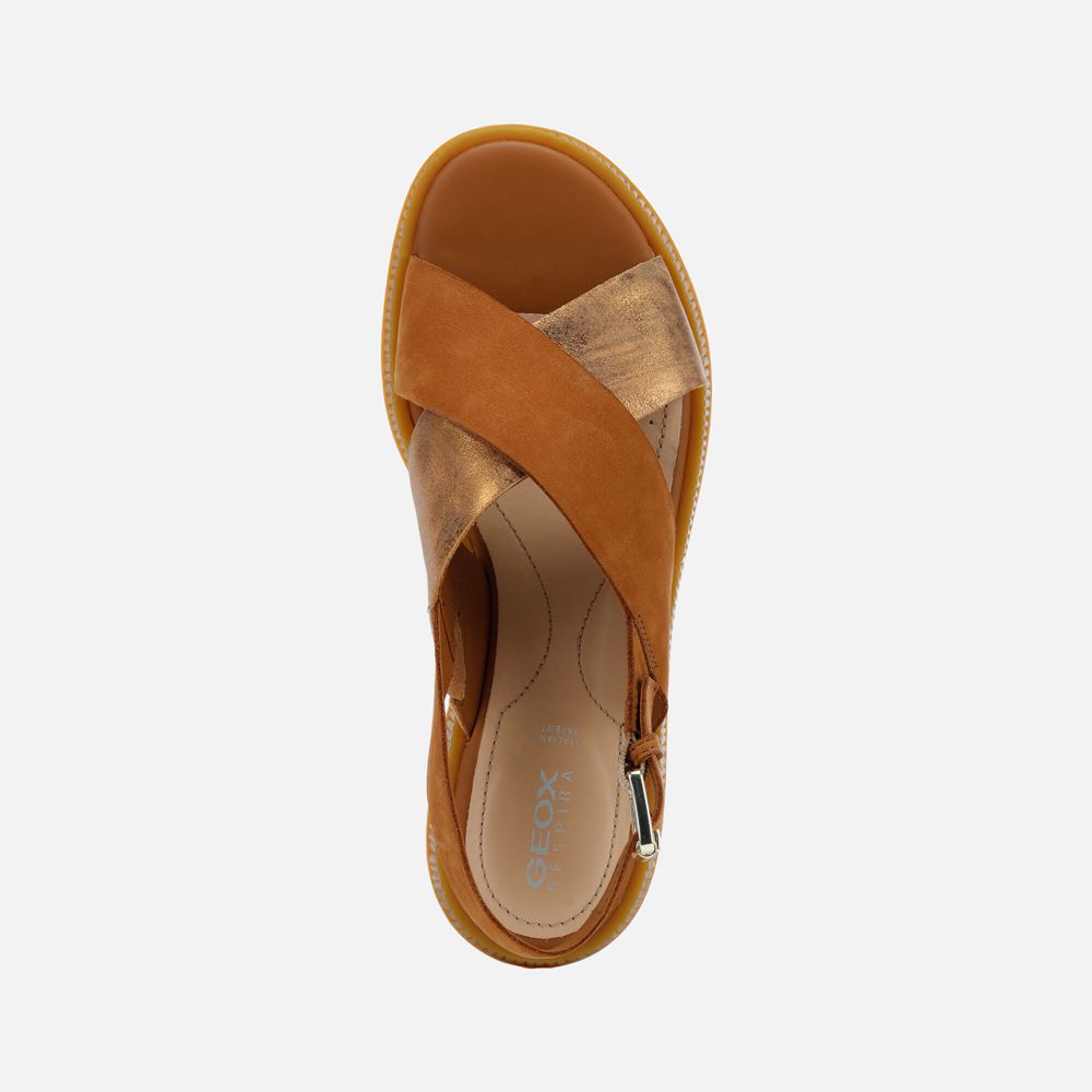 Sandalias Geox Senhora Marrom - Taormina - GOWXH0974